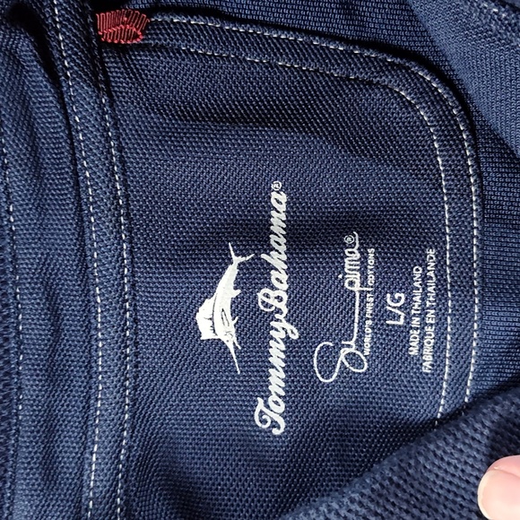 MLB Tommy Bahama Cleveland Indians Mens Polo Like New - Picture 8 of 10